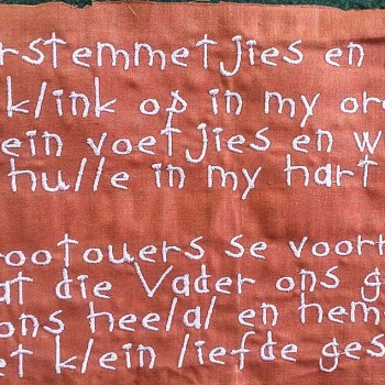 Embroidered Poem